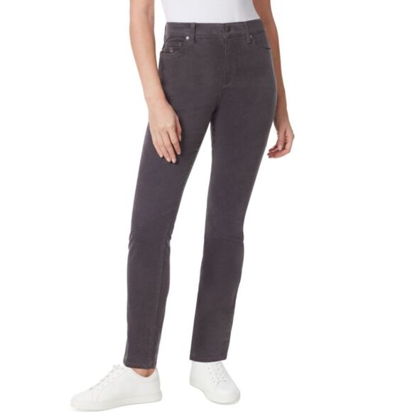 🆕 Gloria Vanderbilt Amanda High Rise Corduroy Slim Jeans size 10 - Picture 1 of 7